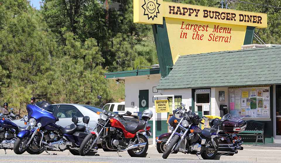 Happy Burger Diner mariposa dining