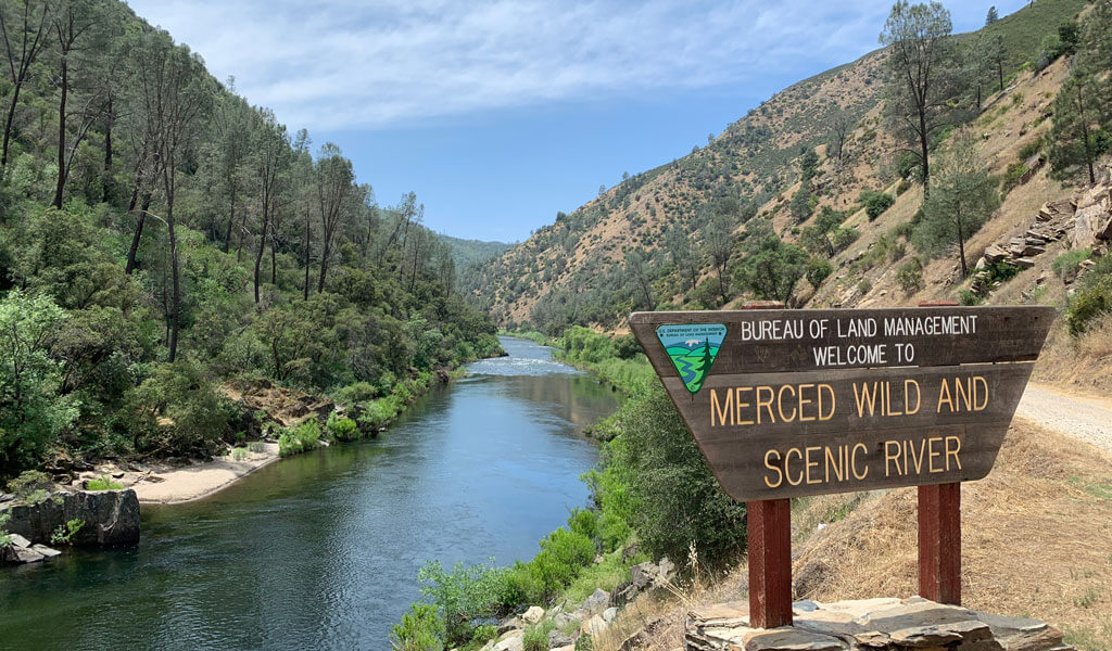 Merced River in Yosemite Mariposa County