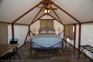 mariposa fairgrounds tent cabin interior