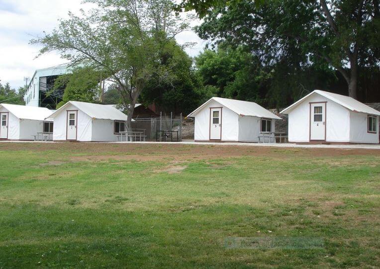 mariposa fairgrounds tent cabins