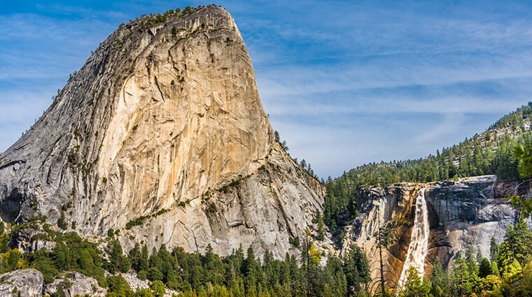 Nevada Fall and Liberty Cap by Damian Riley