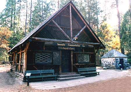 1910 yosemite transportation office building in the yosemite history center