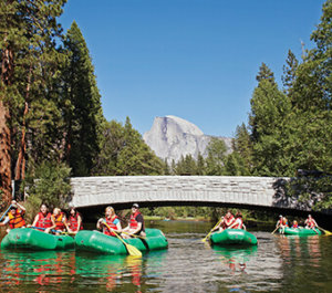 Rafting in Yosemite