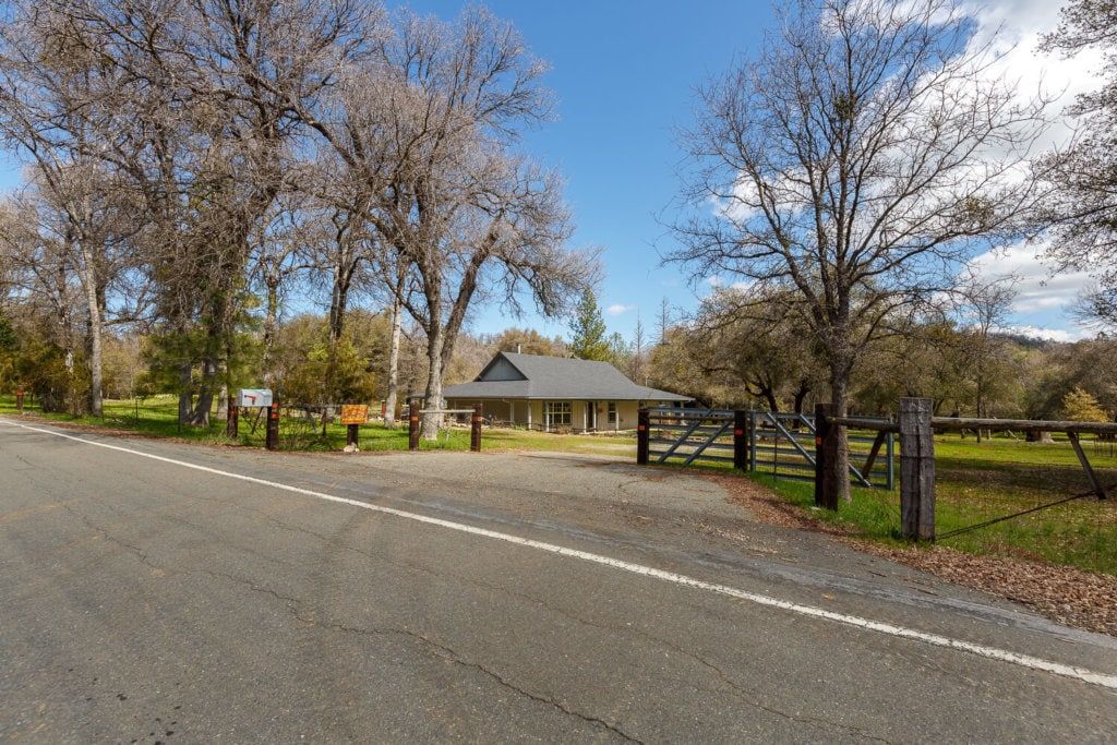 view of property from road