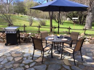 patio with outdoor seating