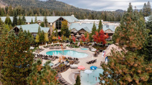 Tenaya Lodge surrounded by Sierra National Forest.