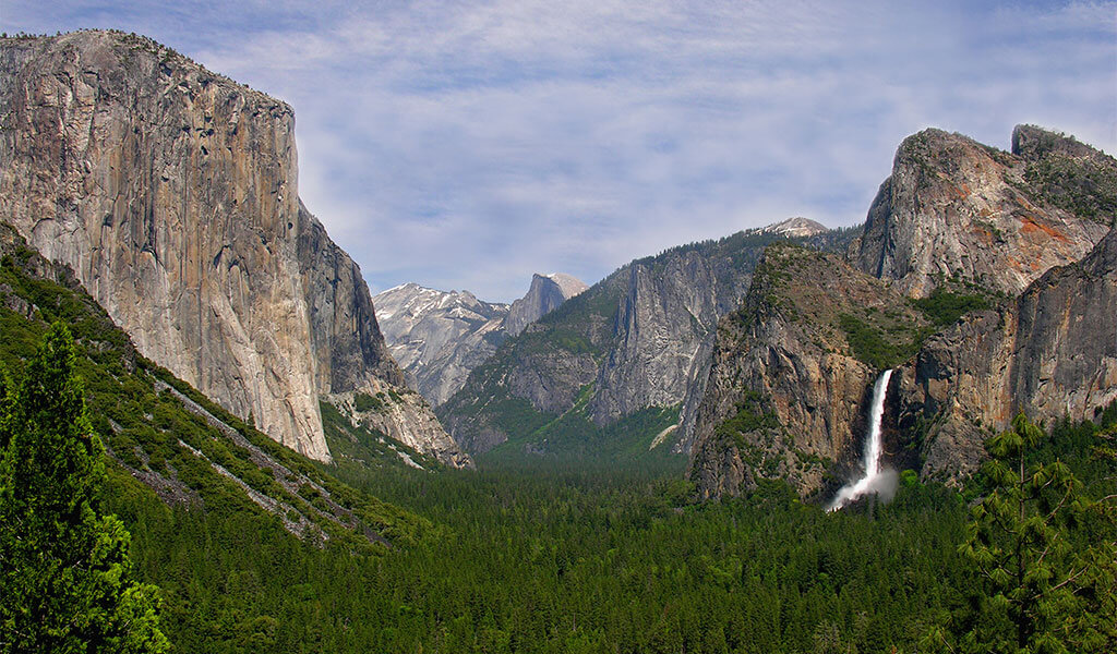 Tunnel View in Yosemite National Park