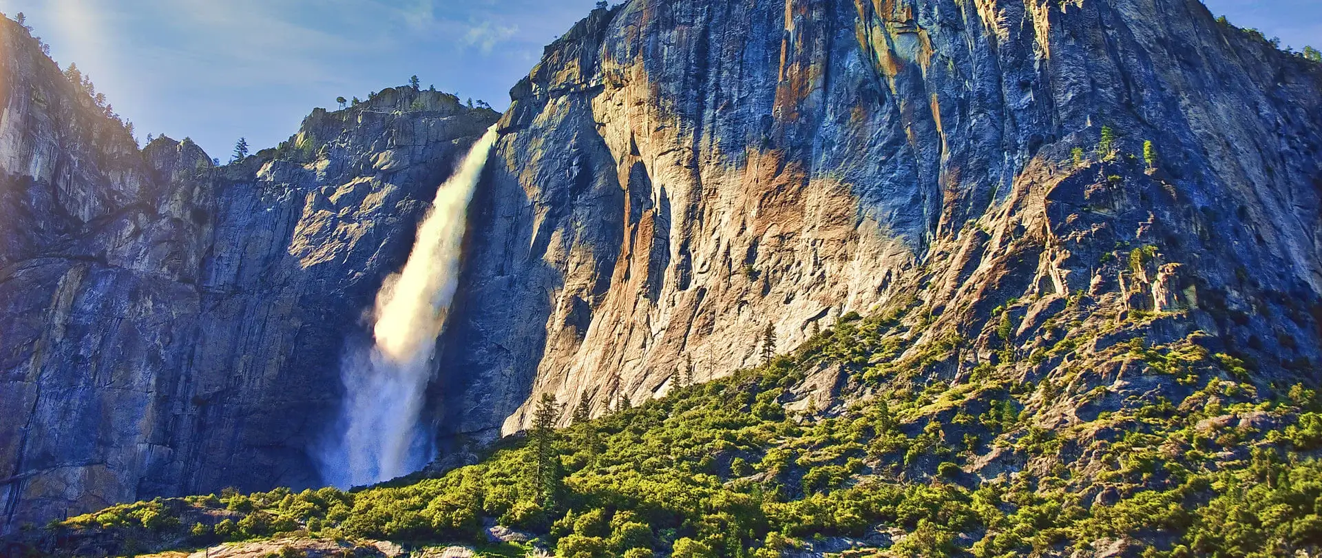 Yosemite Falls roaring in Spring