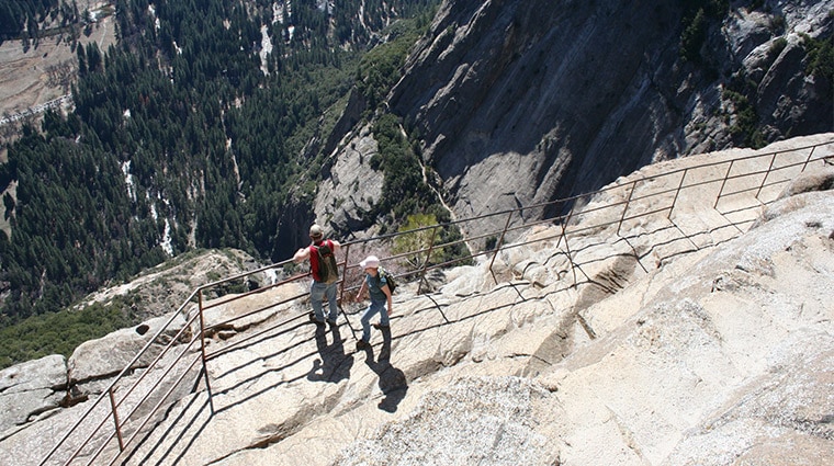 Upper Yosemite Falls Trail. Photo by Noel Morrison.