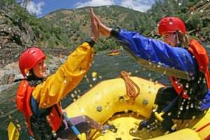 Celebrating adventure and teamwork while whitewater rafting with OARS Rafting