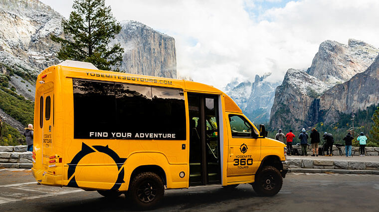 Yosemite 360 Tours from Tenaya at Yosemite at Tunnel View