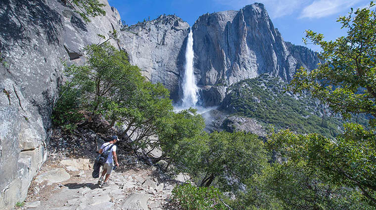 Yosemite Falls in spring