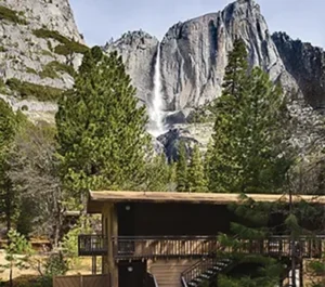 Yosemite Falls View from Yosemite Valley Lodge