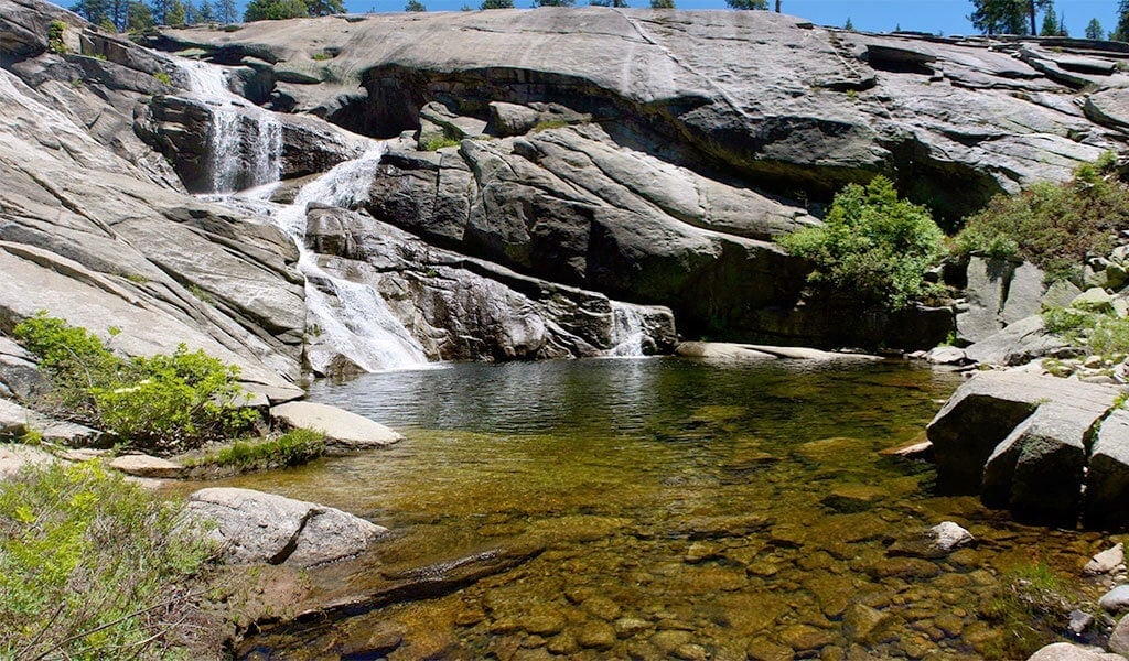 Cascade along the Chilnualna Fall Trail