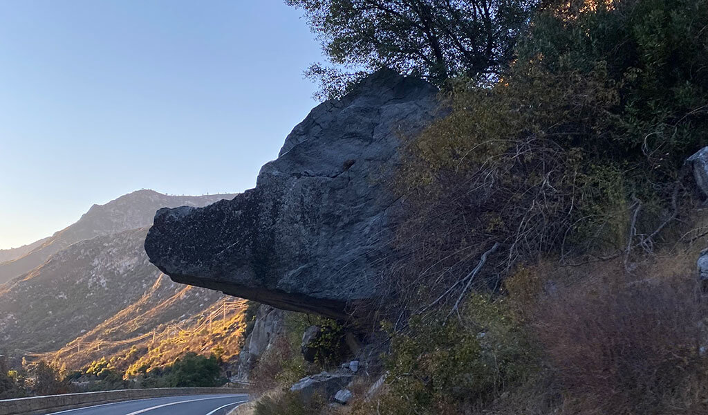 Dog Rock near the entrance to Yosemite along Highway 140