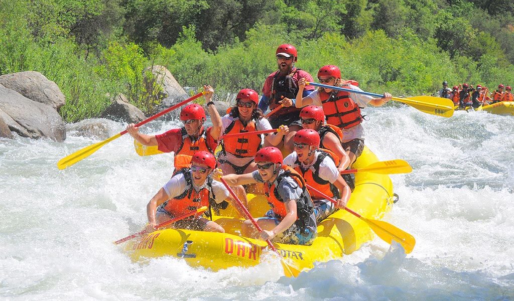 Whitewater rafting with OARS