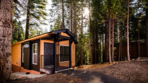 Entrance to an Explorer Cabin at Tenaya at Yosemite