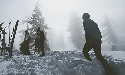 cross country skiing in Badger Pass Ski Area