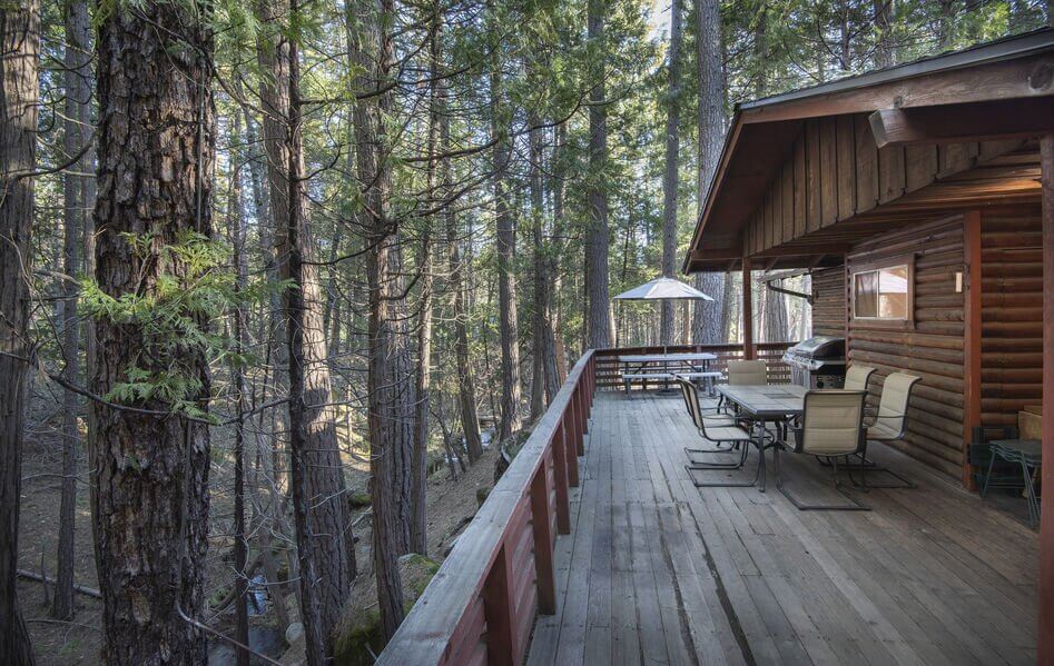 deck with outdoor seating