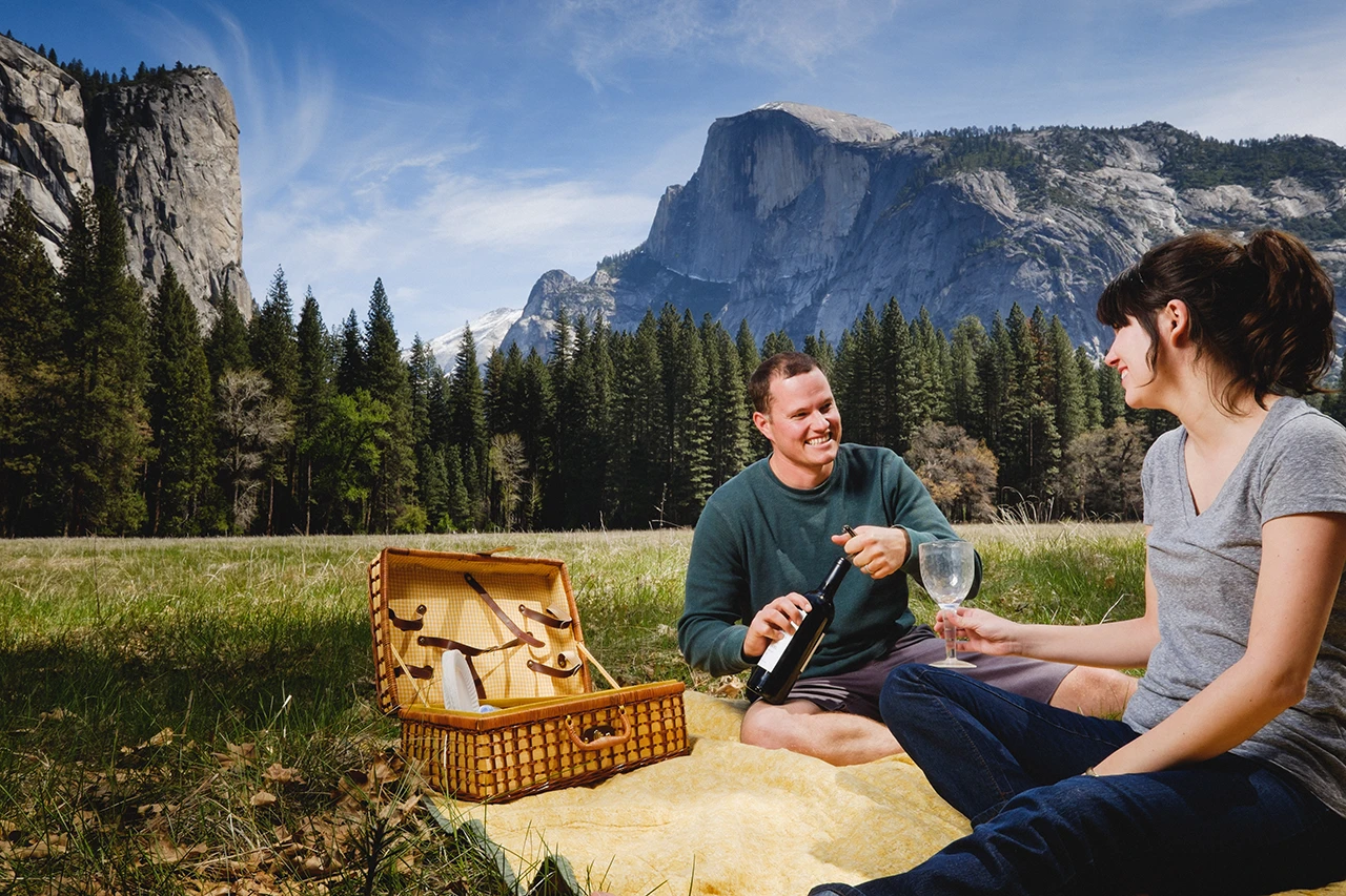 Leisure Activities Picnic Yosemite Valley Half Dome