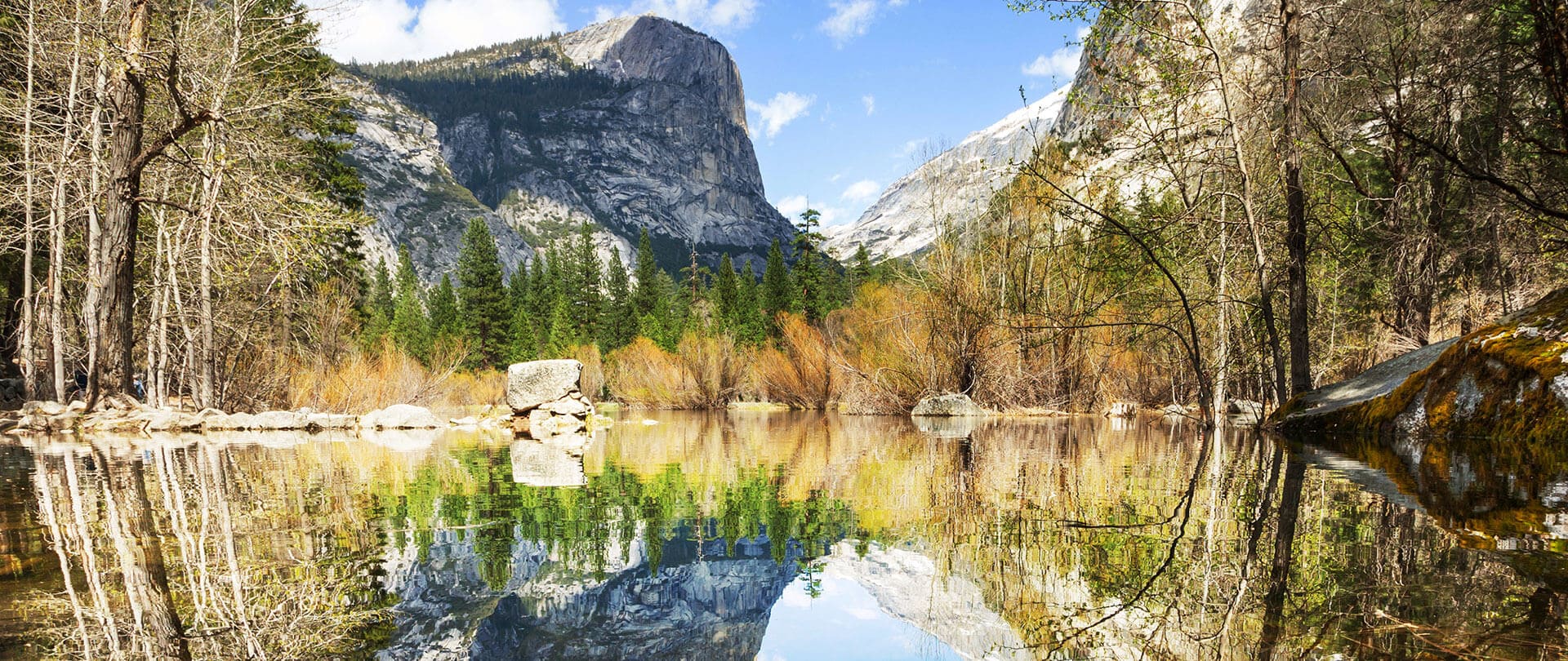 reflection at mirror lake