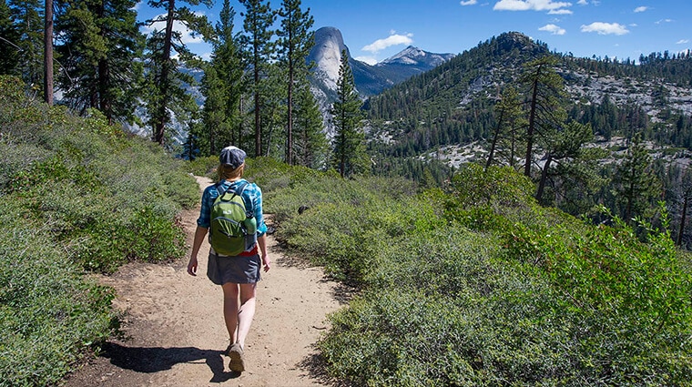 Panorama Trail in Spring Yosemite