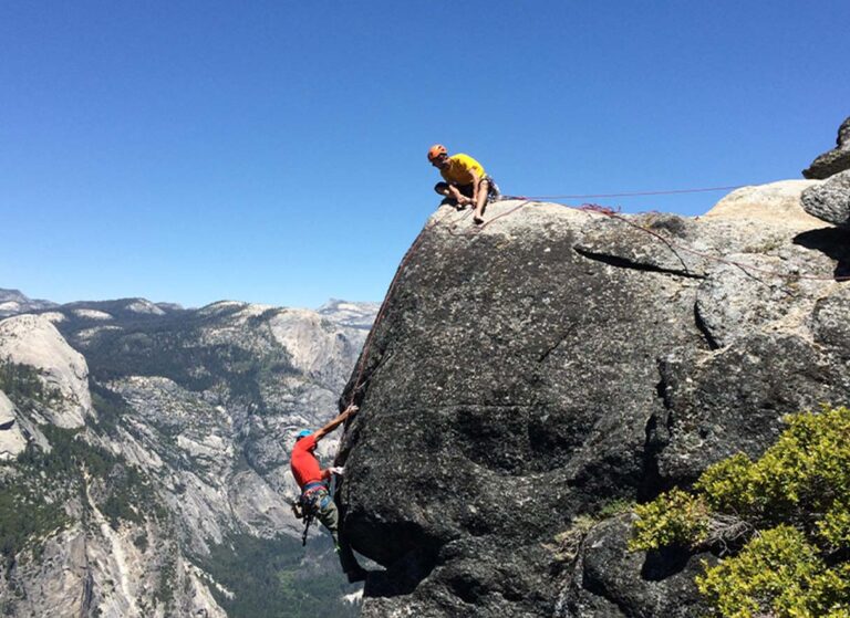 rock climbing