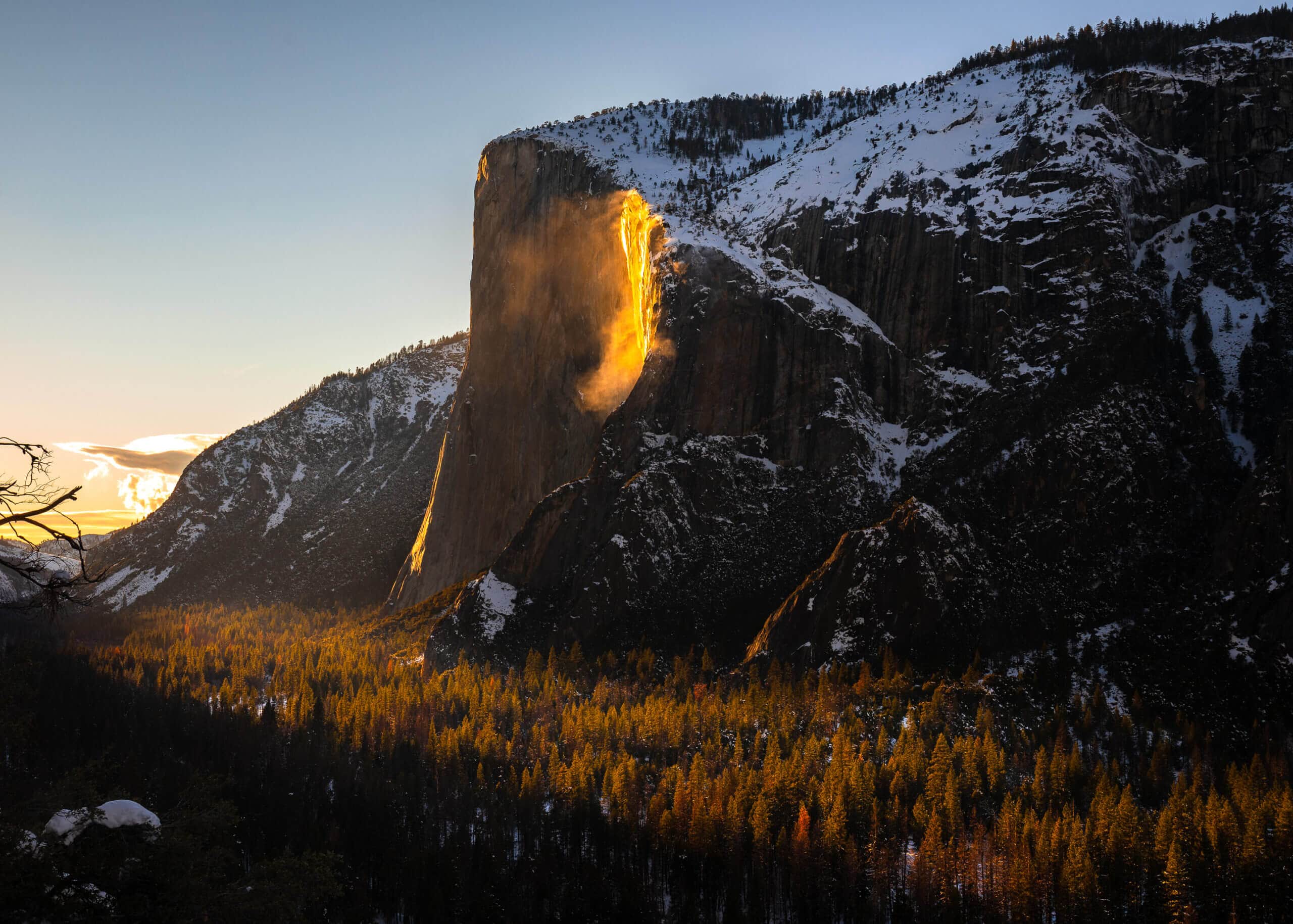 Yosemite Firefall Yosemite National Park’s Horsetail Fall