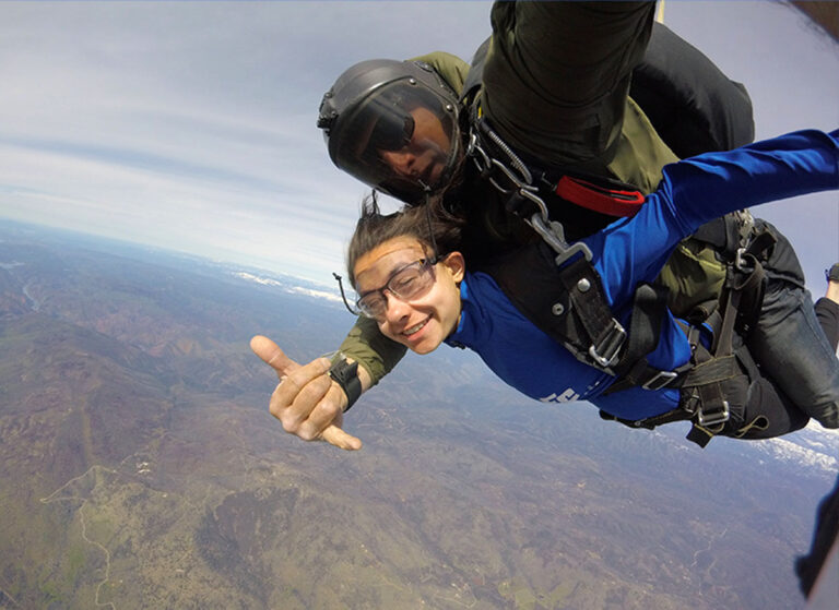 skydiving in yosemite