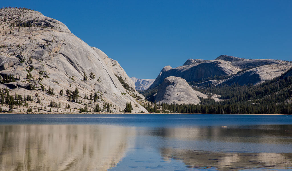 Tenaya Lake with Stately Pleasure Dome on the left