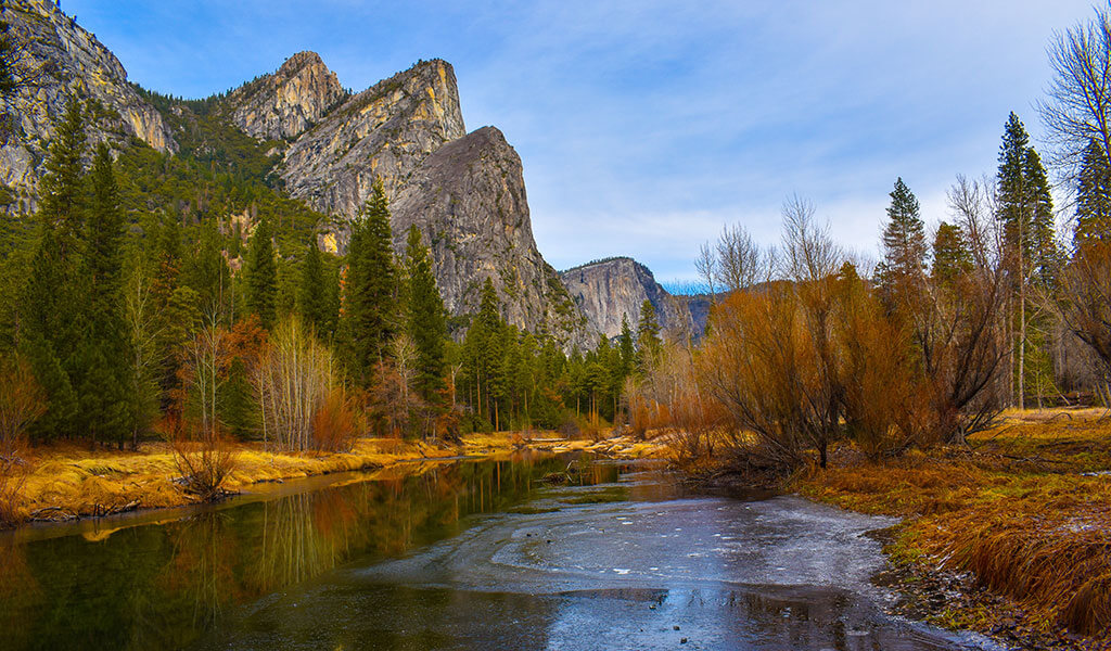 Three Brothers from the Merced River