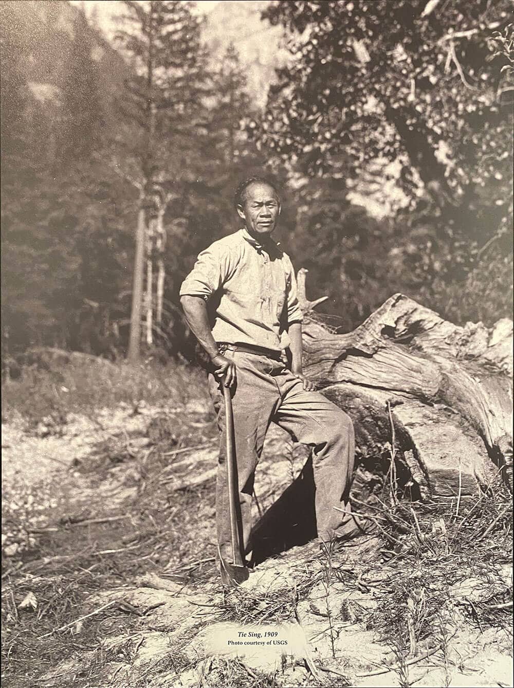 Tie Sing, a legendary Yosemite chef in 1909