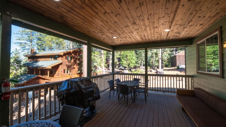 deck with outdoor seating