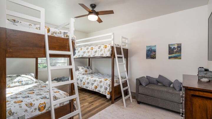 bedroom with bunk beds