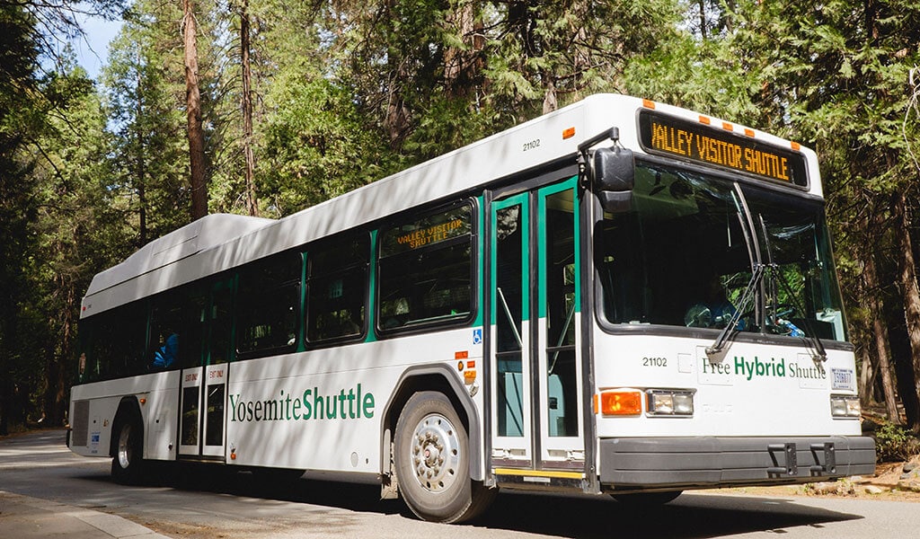 valley visitor shuttle bus