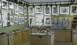 climbing exhibit at the Yosemite Climbing Association Museum and Gallery in Mariposa