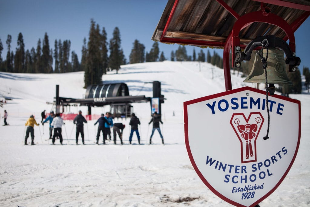 Ski School, YSSA, Yosemite Ski and Snowboard Area, Winter, Snow