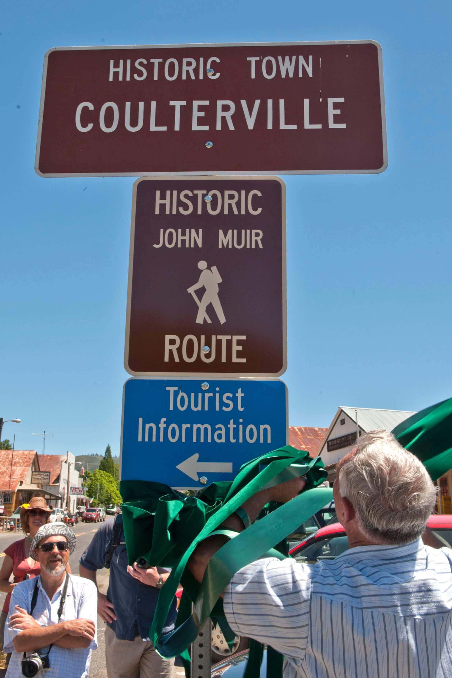Coulterville sign