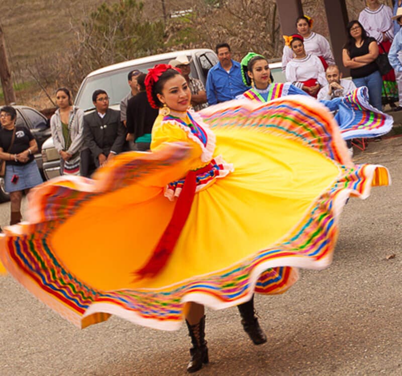 Dancers at Dia De Los Muertos