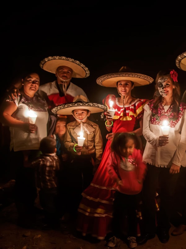 Participants at Dia De Los Muertos