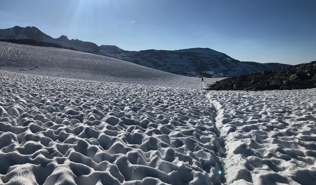 Deep sun cups at Donohue Pass