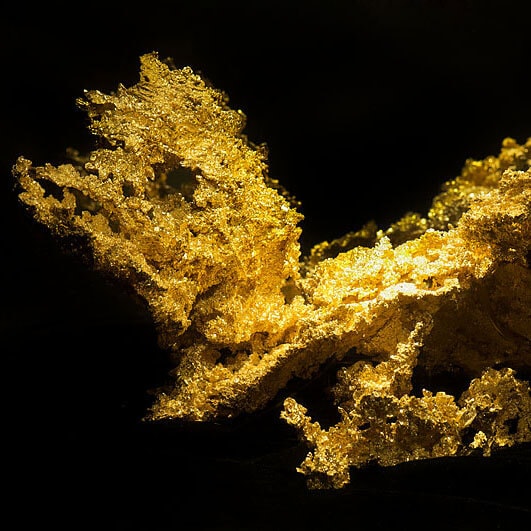 Fricot gold nugget at the California State Mining and Mineral Museum