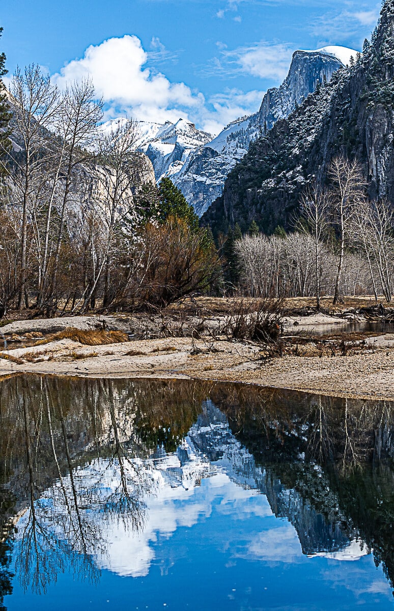 Reflection photography, mirror reflection photography, mirror images photography, Yosemite National Park photos, photos of Yosemite