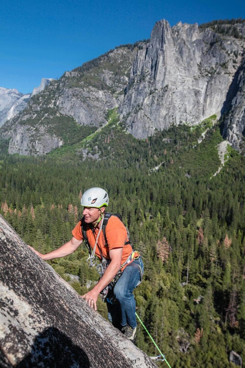 rock climbing in Yosemite