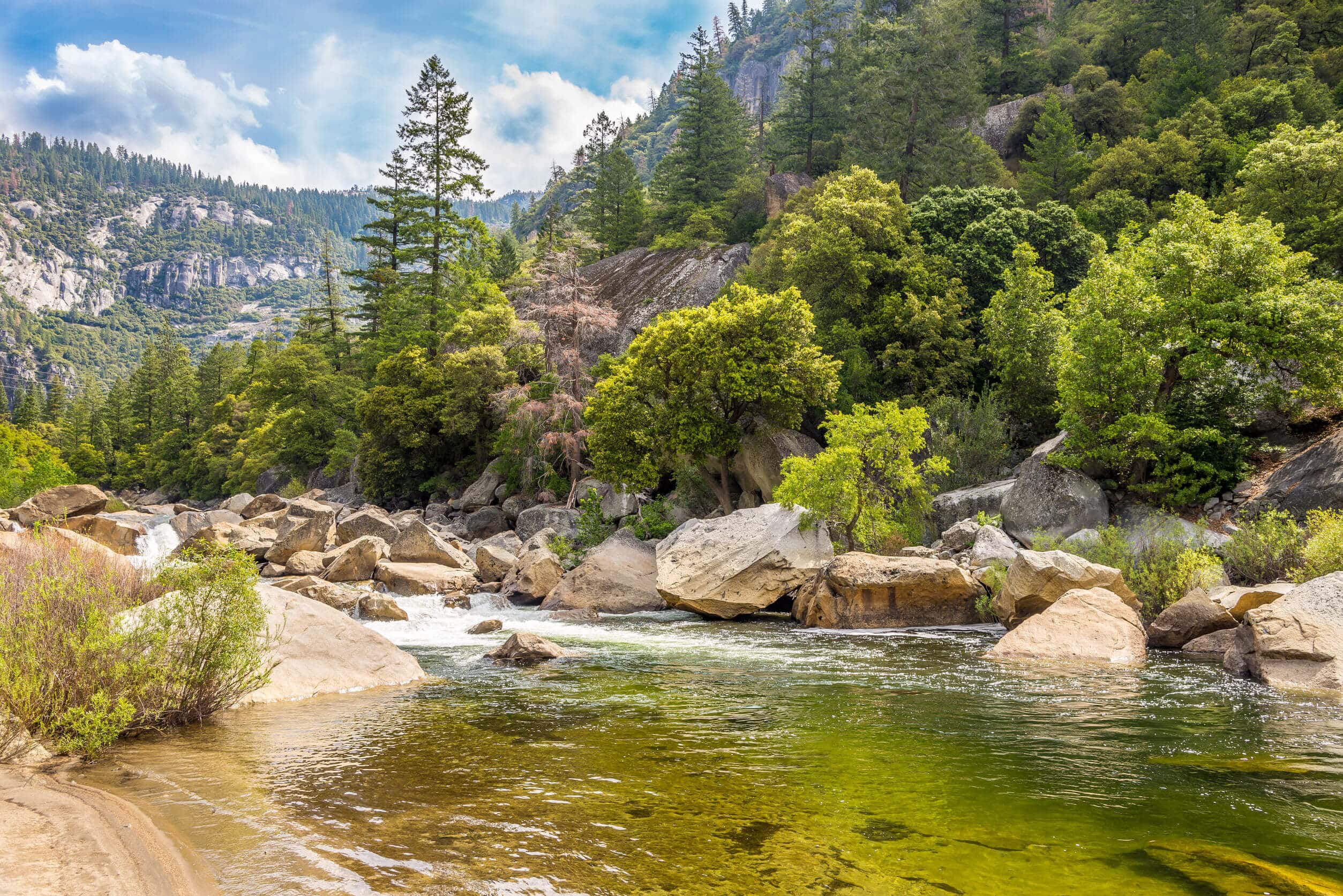 Merced River in Mariposa County