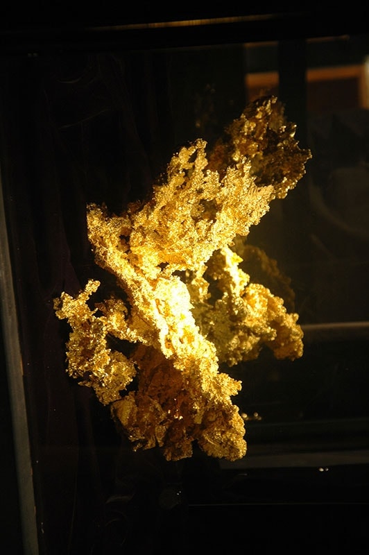 Fricot Gold Nugget at the Mining & Mineral Museum