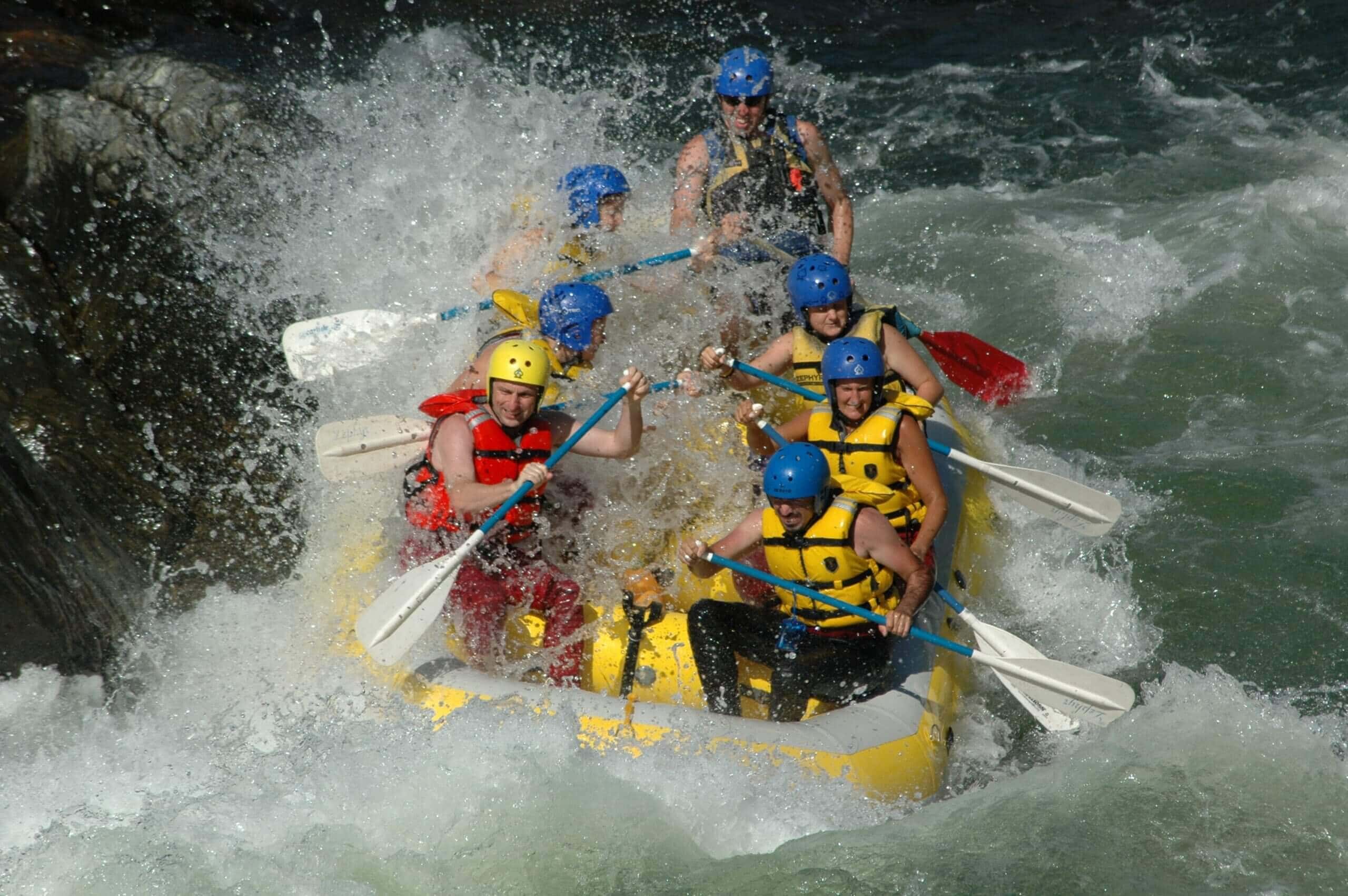 Stanislaus National Forest rafting