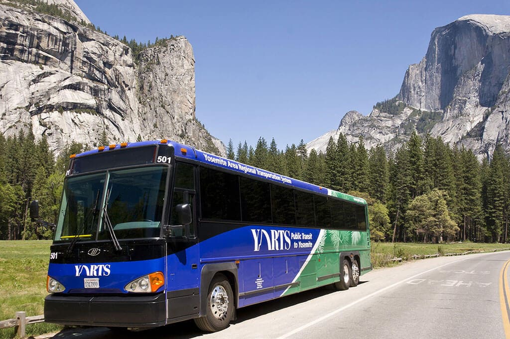 YARTS bus provides regional transportation to Yosemite