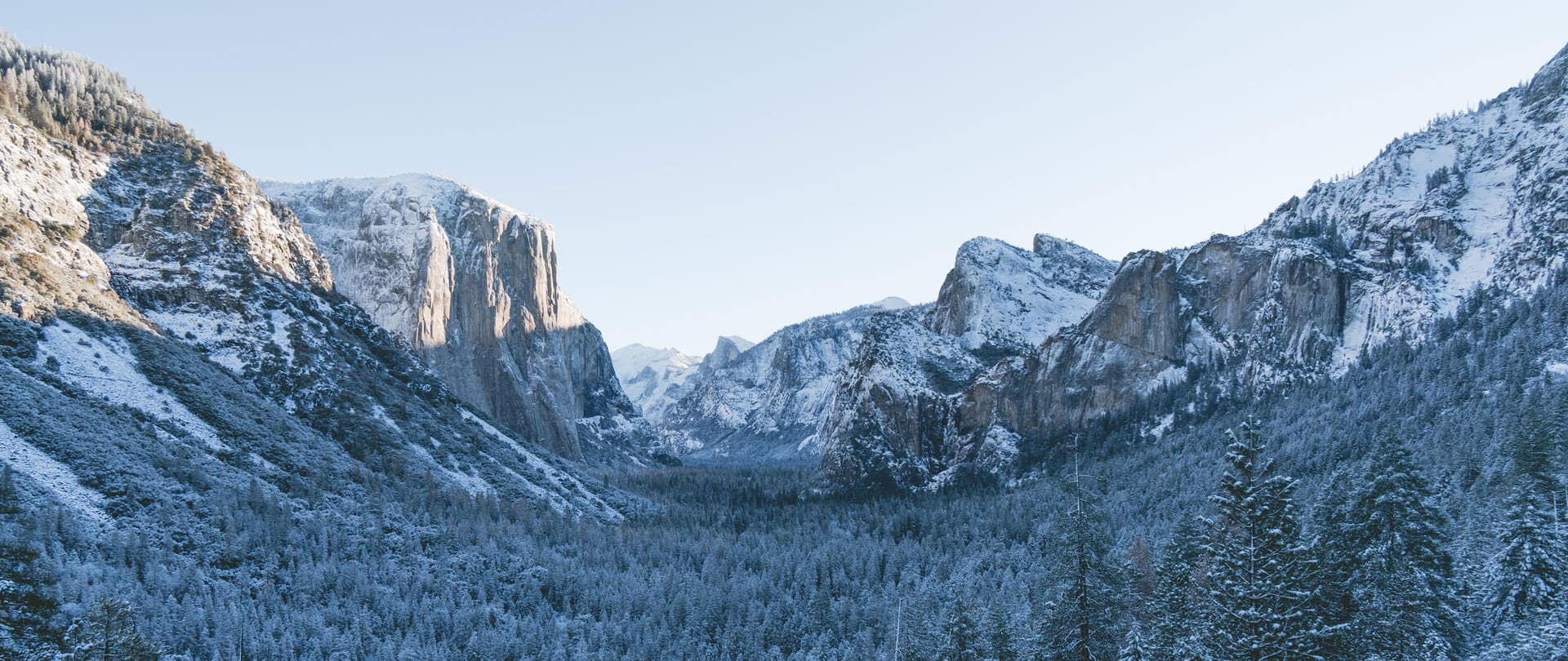 snowshoeing Yosemite Valley