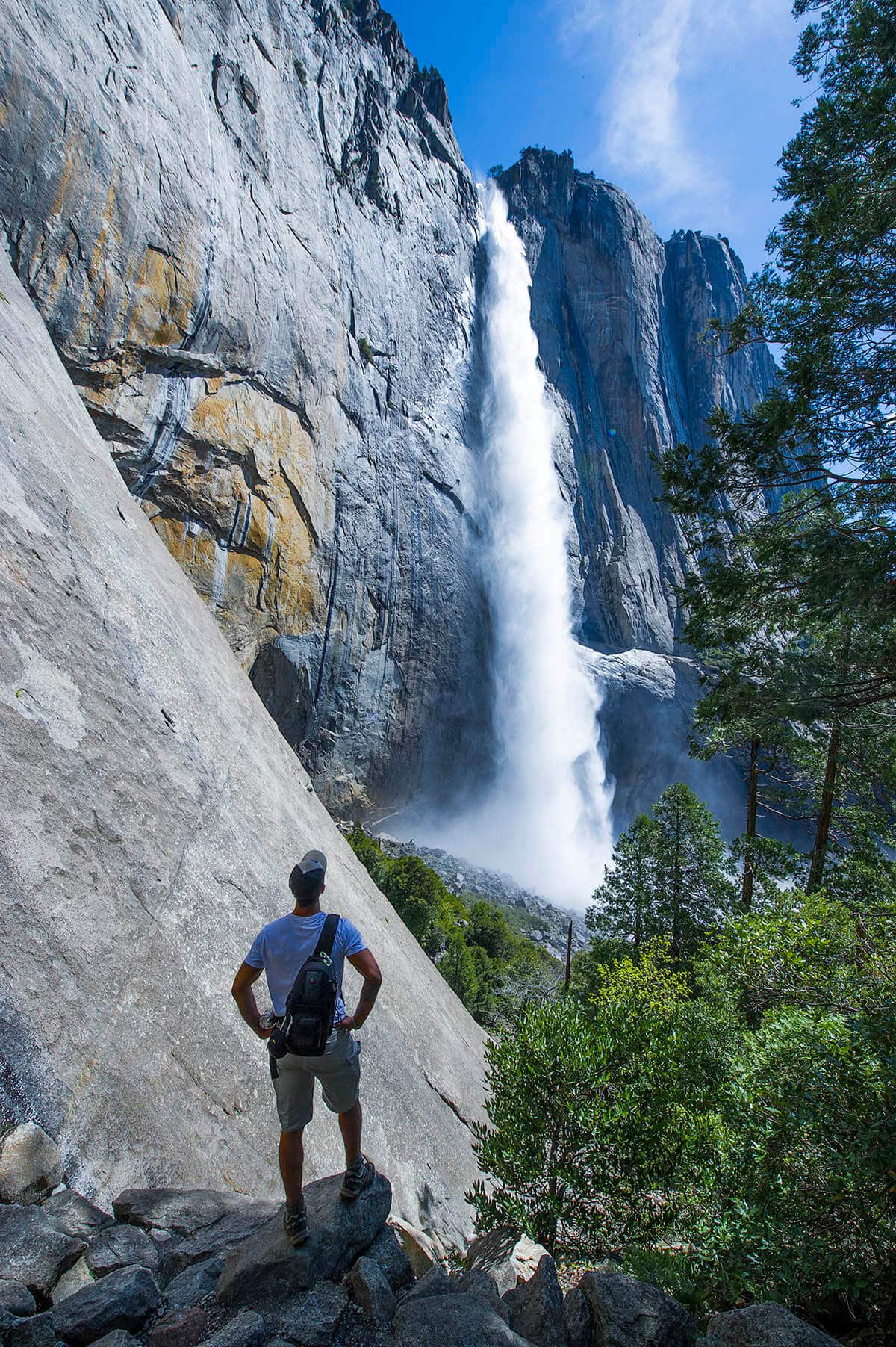 Upper Yosemite Fall, Hike, waterfall